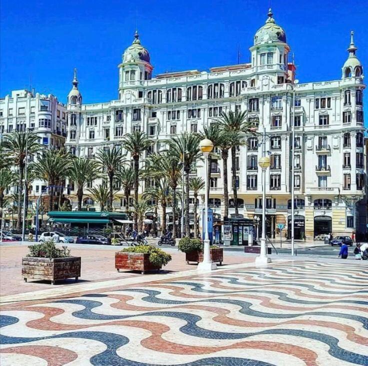 Alicante Centre ,Plage Et Quartier Anime,Wifi ,Climatisation Bagian luar foto